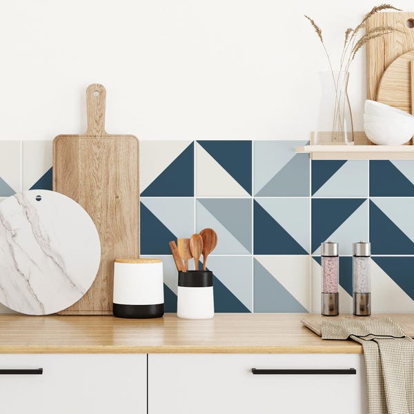Tile Decal, Carrelage Adhésif, Fliesenaufkleber, Tile Stickers, Kitchen Backsplash, Tile Decals, Bathroom Tiles, PACK of 56 - SKU:REFR
