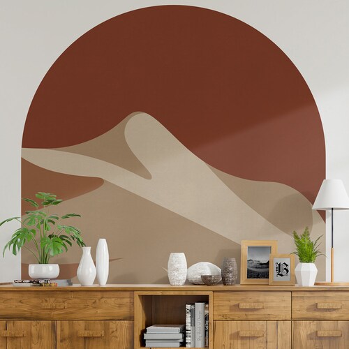 Desert Arch Sticker Arch Headboard Wall Decal Bedroom Etsy
