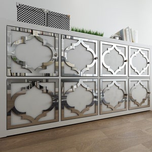 Latwerk, KALLAX-decor, 1 paneel, meubelappliqué, meubeloverlay, Fretwork-panelen, hack decoratieve doe-het-zelf, Artikelnummer:KXTR