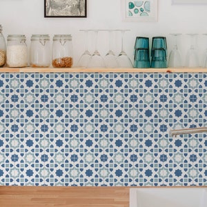 Vinyl Floor Tiles, Carrelage Adhésif, Tile Decal, Tile Stickers, Mosaic Wall Art, Kitchen Wall Decor, Bathroom Tiles, PACK of 10 - SKU:HTD
