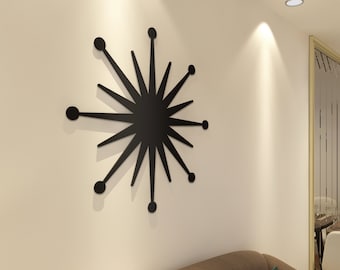 3D Starburst, Mid Century Wall Art, Mid-Century Modern Starburst, Mid Century Home, Mcm Star, SKU:3DSTA