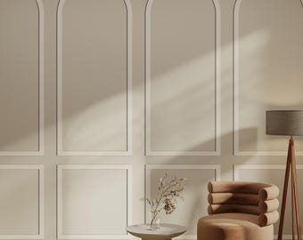 3D Wall Arches Wainscoting, Arched Wall Panel, Art Design Wall Panels, Wall Molding, SKU:ARWA