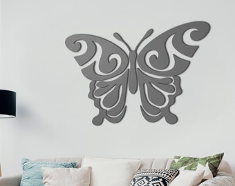 3D Butterfly Wall Hanging, Wall Art, Living Room Decor, Home Office Decor, Modern Home Decor - SKU:BFLY