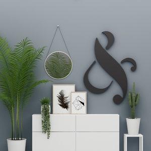 Ampersand Sign for Home or wedding decor - SKU:AMPE