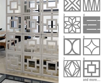 Modular Wall Panels Screen, Room Divider, Decorative Panel, Choose your Model!