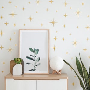 Tatuaje de pared estrellas fluorescentes 100 piezas M1169 