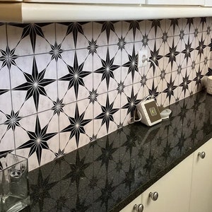 Crédence adhésive Star- Waterproof - Crédence adhésive - Kitchen Backsplash Peel and Stick in Roll - SKU:RT40