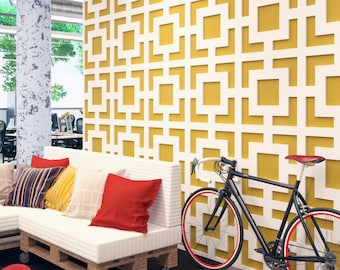 Mid Century Modern - Wall Paneling - Panele 3D - 3D Wall Panels - Wall Panels - Paneling - Decorative Wall Panels - 3D Tiles - SKU:MIDS3DP