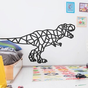 Geometric Dinosaur Decor, T-Rex, Jurassic World, Animal Geometric, Geometric Wall 3D Art, Dinosaur Bedroom, SKU:GDIN