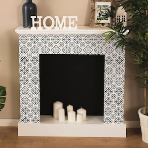 Sofia Tile Stickers - Fireplace - Carrelage - Carreaux - Peel and Stick - Pack of 10 - SKU:SOFI