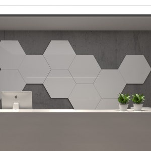 Aluminium Composite Panels, Hexagons , Honeycomb , wall decor  - SKU:HEXACP