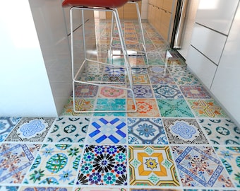 spanish tiles flooring floor tiles floor vinyl tile stickers tile decals bathroom tile decal kitchen tiles 32 skusptifl - Turquoise Floor Tile spanish tiles flooring floor tiles floor vinyl tile stickers tile decals bathroom tile decal kitchen tiles 32 skusptifl - Turquoise Floor Tile