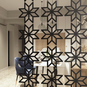 3D Partition, Indoor Privacy Panel, Dividing Rooms, Offices, Modular Partitioning System - SKU:MO70
