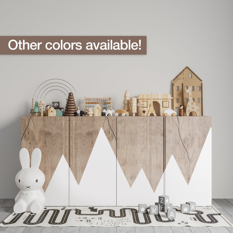 Mountains Furniture Decals Adhesive Vinyl to Cover Furniture Etsy