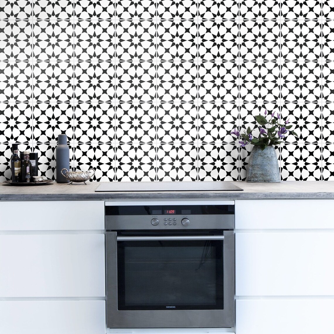 Starry Tile Stickers Fireplace Waterproof & Removable Etsy UK