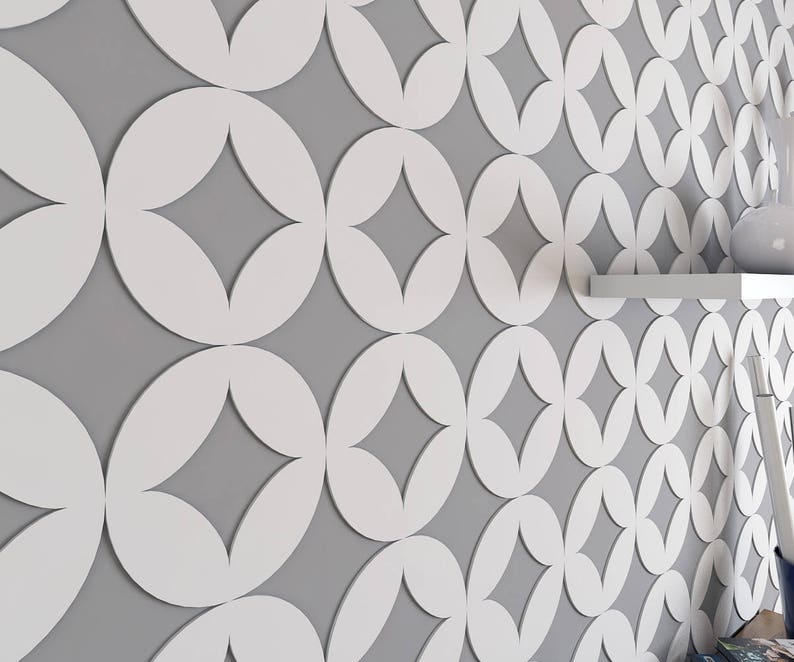 Diamonds Geometric Wall Art Minimalist Fretwork Decor Panels 3d Large Sku Db3dp