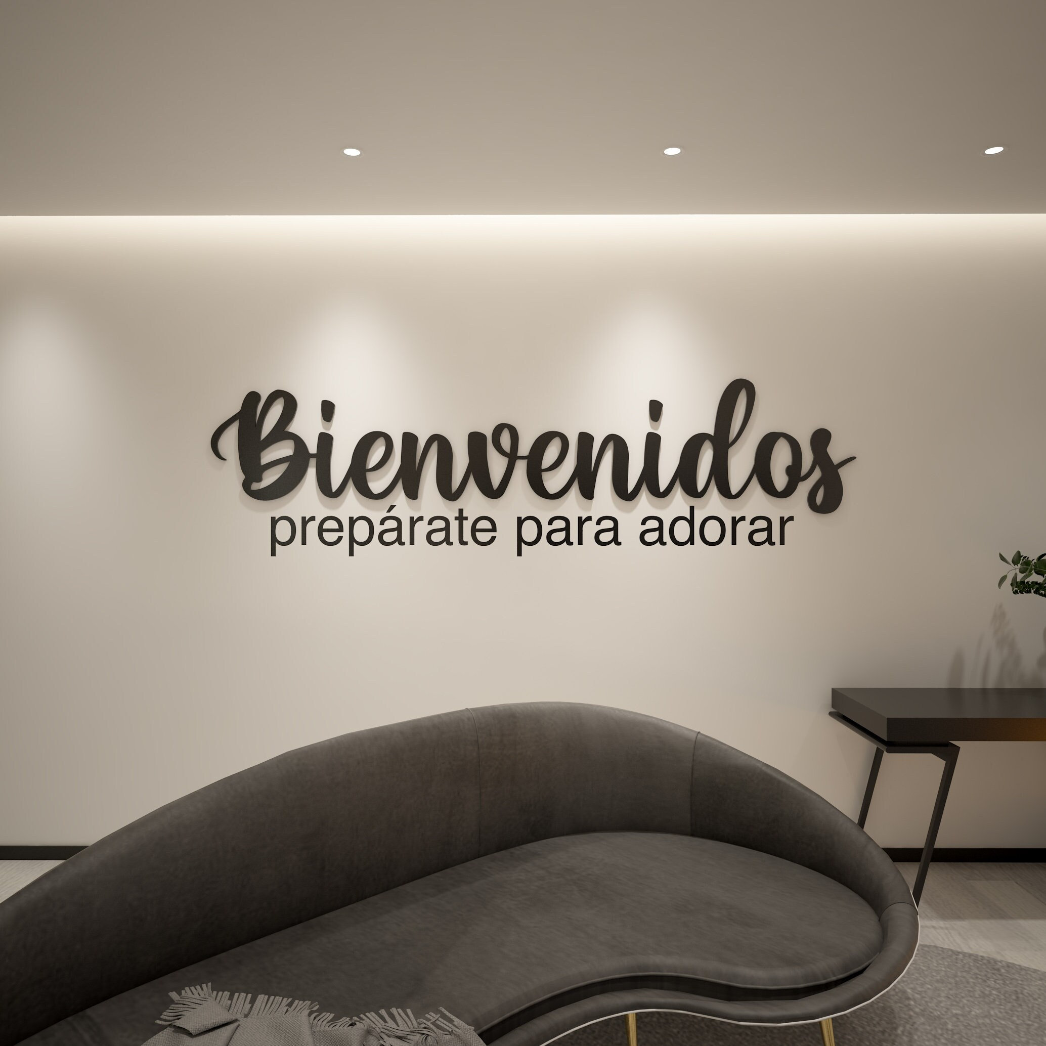 Bienvenidos, Préparate para adorar, Spanish Sign, Inspirational, SKU:BIEN