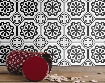 FunStick Pavimento PVC Adesivo Nero Opaco 30×30CM 5 Piastrelle Adesive Pavimento Cucina Bagno Nera Impermeabile Rivestimento Parete Adesivo Linoleum Pavimenti Rotolo Soggiorno Piastrelle Nero Opaco