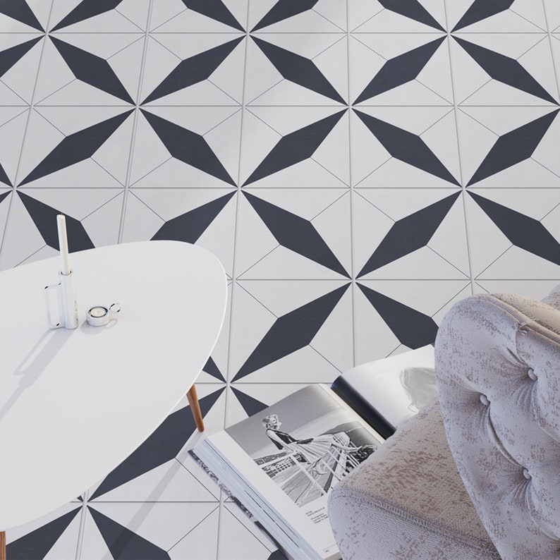 Moroccan Floor Tile Stickers Carrelage Adhésif Vinyl Image 0