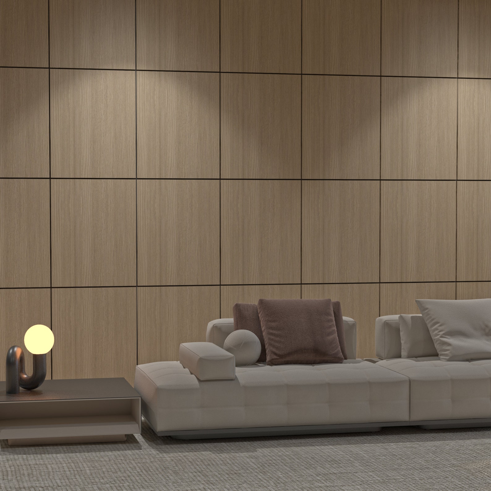 Cladding Card Light Wood Decorative Panels, 3D Wall Cladding, Accent Wall Design ...