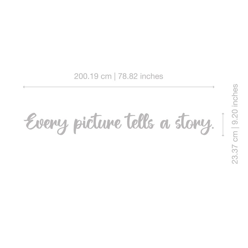 Every Picture Tells a Story Wall Decoration Wall Art for a Etsy