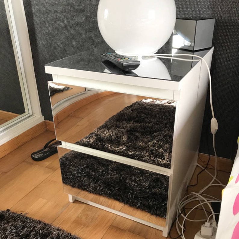Mirrored Furniture Acrylic Mirror Furniture Appliques Malm Etsy