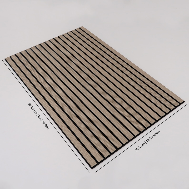 Light Wood Slat Wall Panel, 3D Wall Panels, Decorative Wall Panels ...