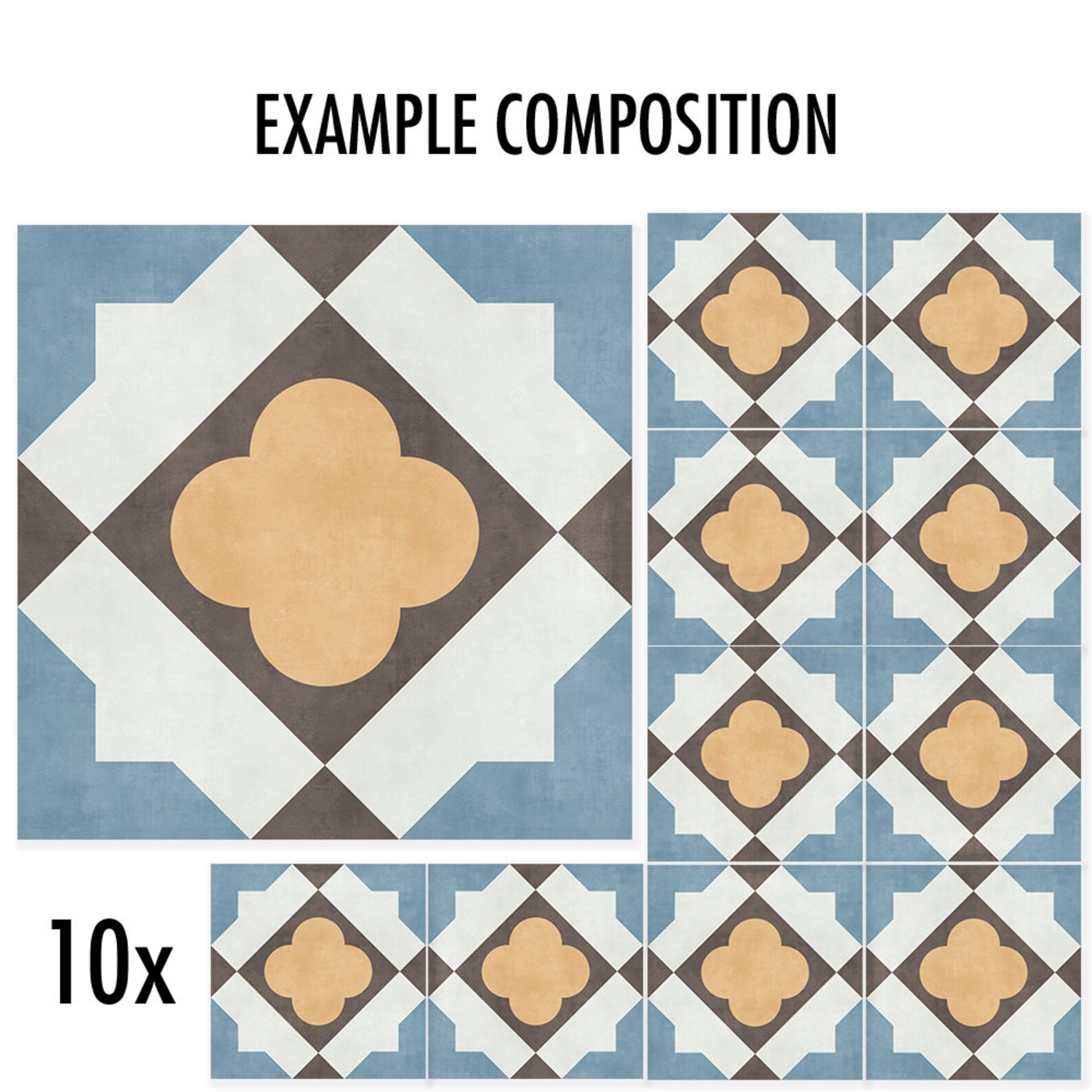 Tile Stencil Alternative Cement Tile Stencils Tile Covers Etsy