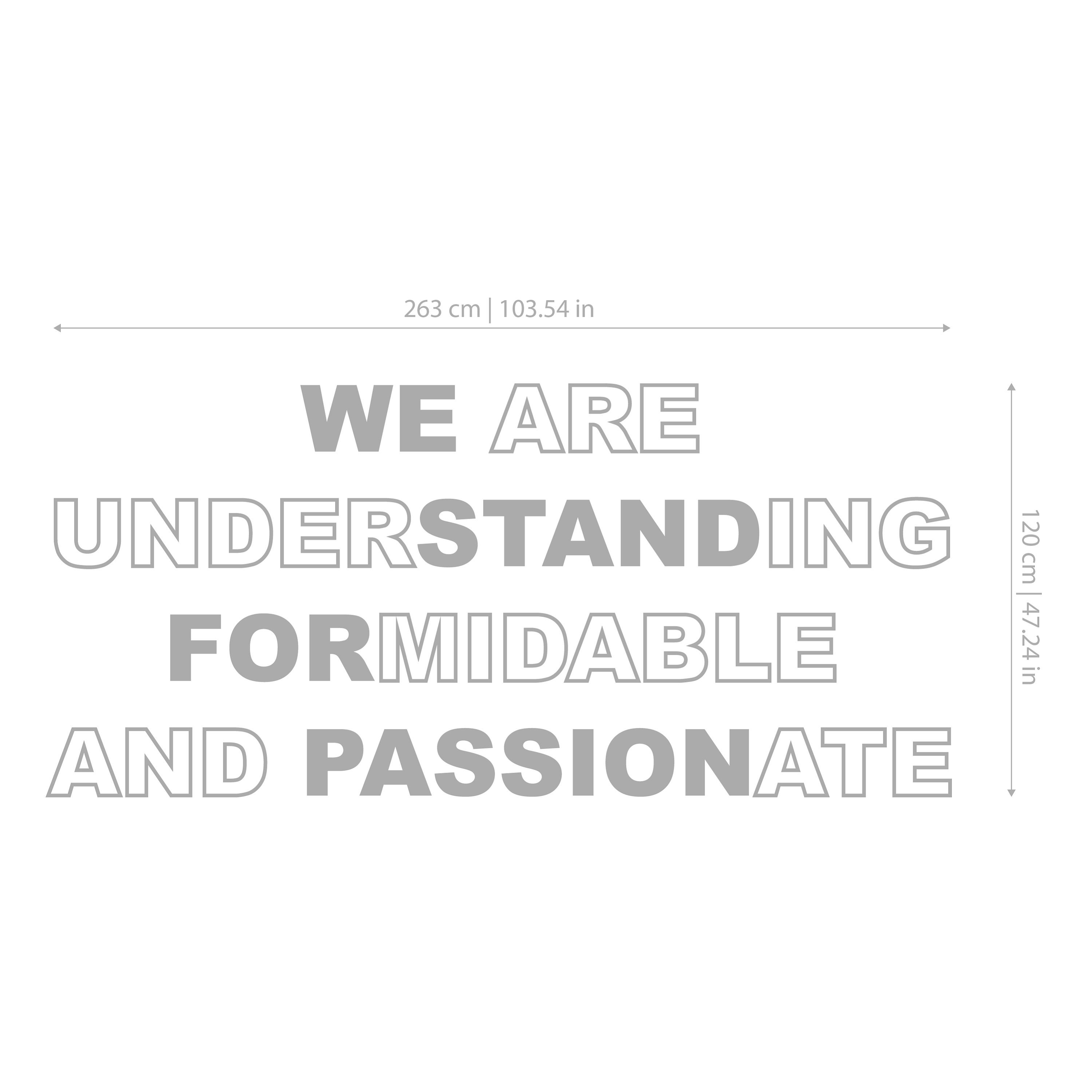 We Stand for Passion Office Sticker 3D Wall Decor Etsy