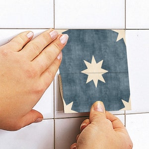 Kitchen Decor Tile stickers Tiles for Kitchen Bathroom Backsplash Floor decals Pack of 10 SKU:BLST image 8