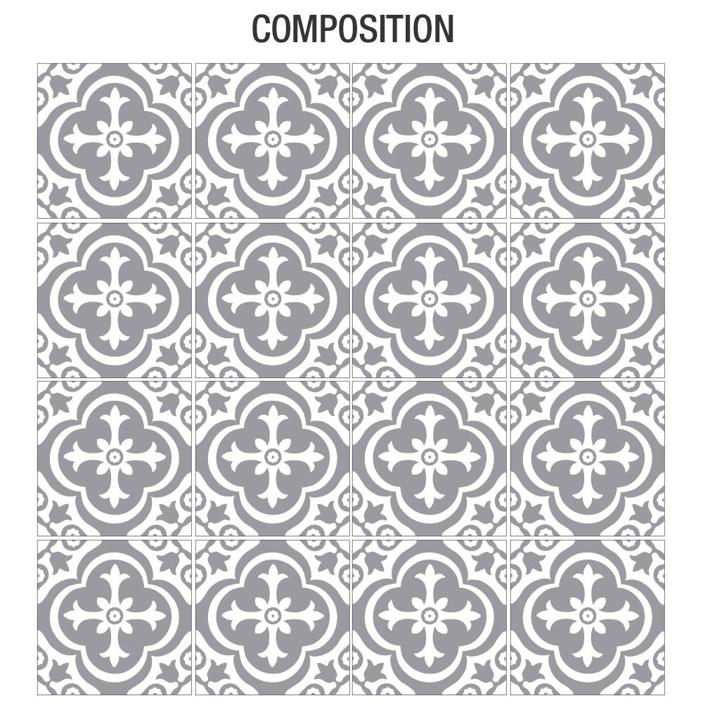 Carrelage Adhésif Vinyl Flooring Floor Tile Stickers 