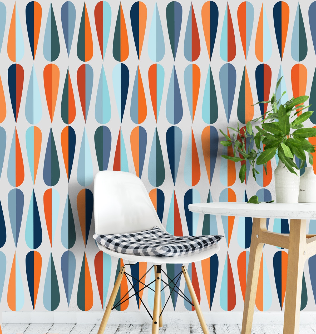 Modern Peel and Stick Removable Wallpaper