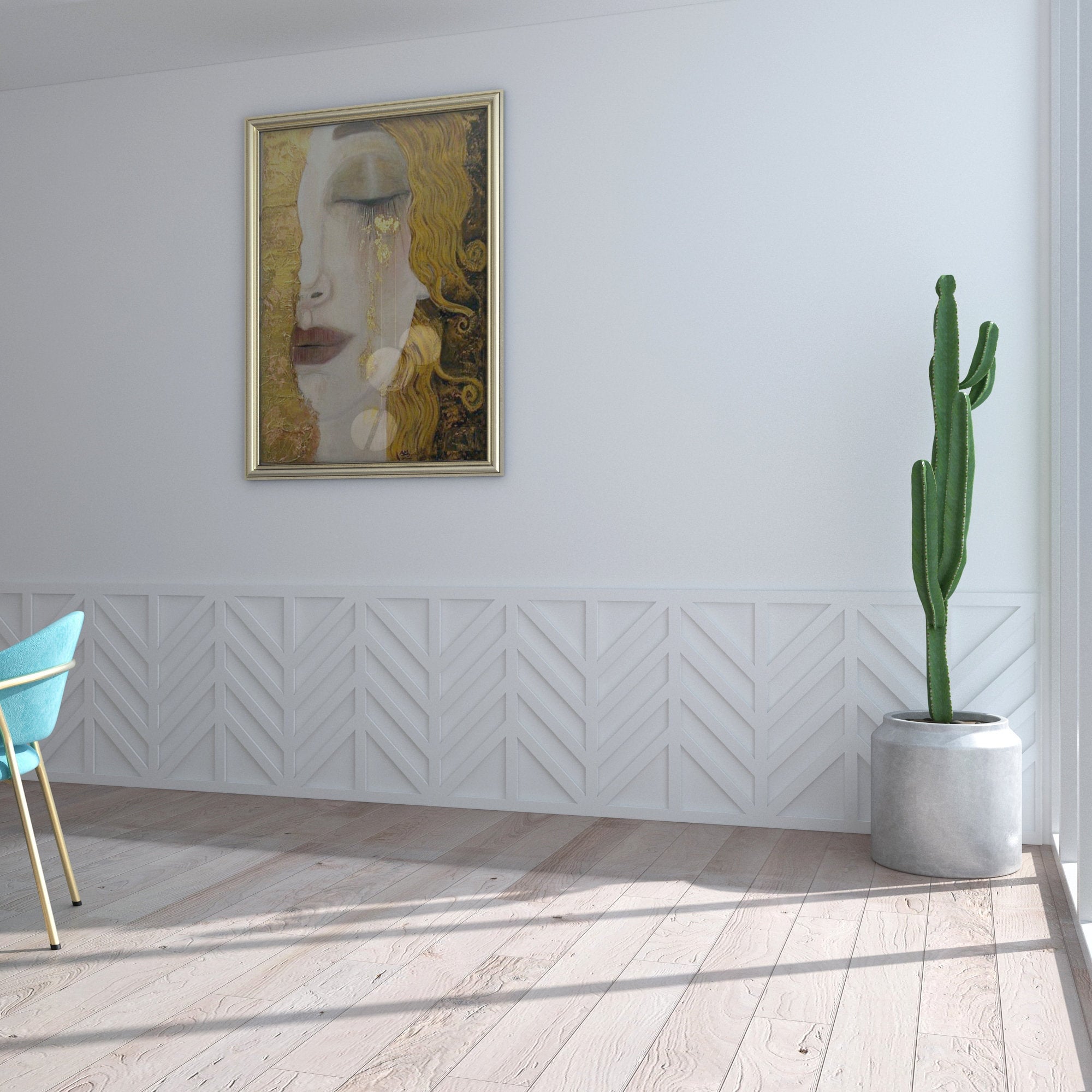 3D Chevron Wall Paneling Decorative Wall Panels Wainscot Etsy Canada