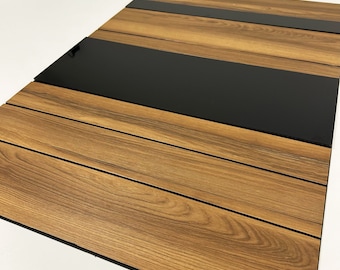 Radiatore A Pannello Con Specchio 450x1600 Mm Nero Raccordo Universale Ad Angolo - Foto 8