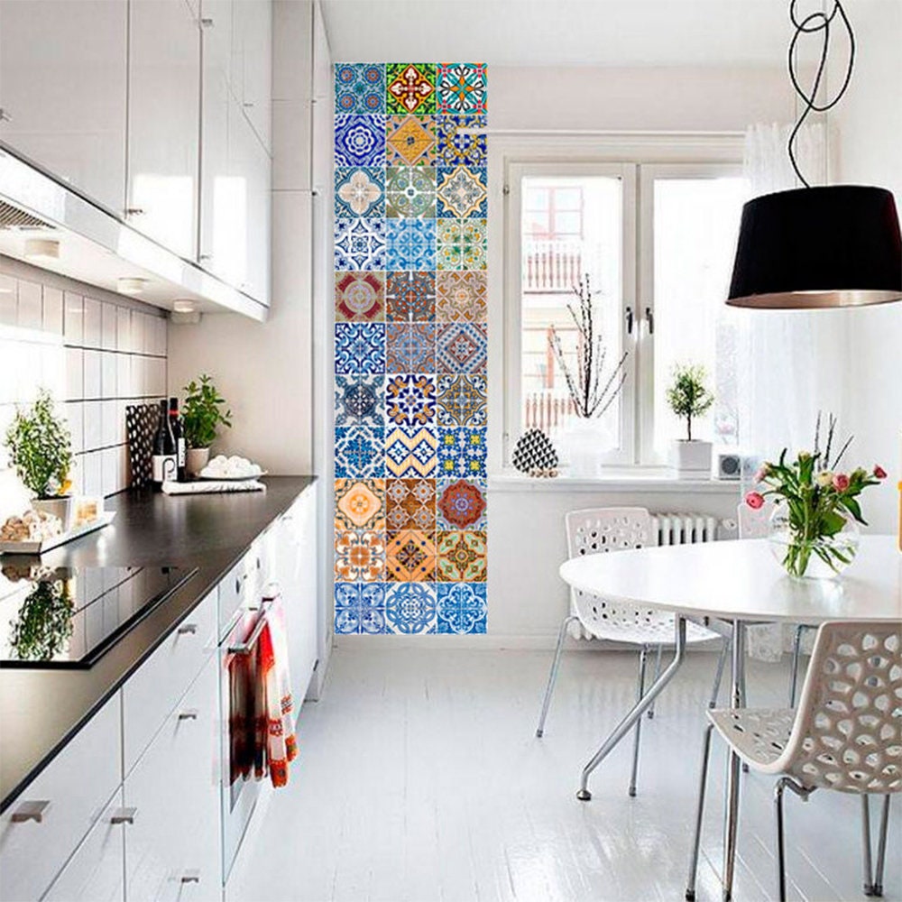 Detartrant Salle De Bain Naturel ~ portugais carreaux stickers pour carrelage sticker de etsy Detartrant Salle De Bain Naturel ~ portugais carreaux stickers pour carrelage sticker de etsy
