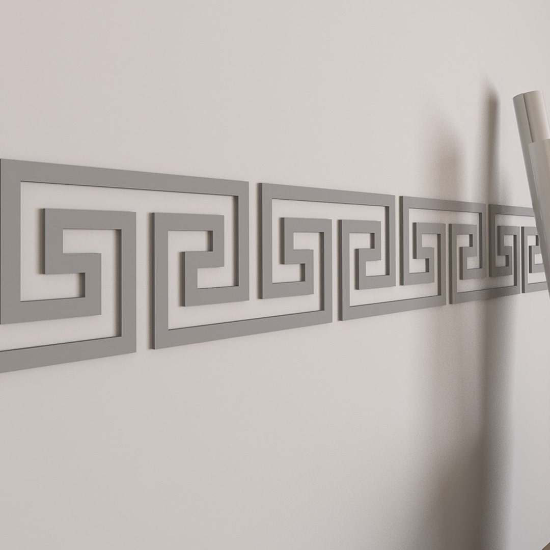 Greek Key Wall Border Wall Border Dorm Decor Greek Border Home Decor