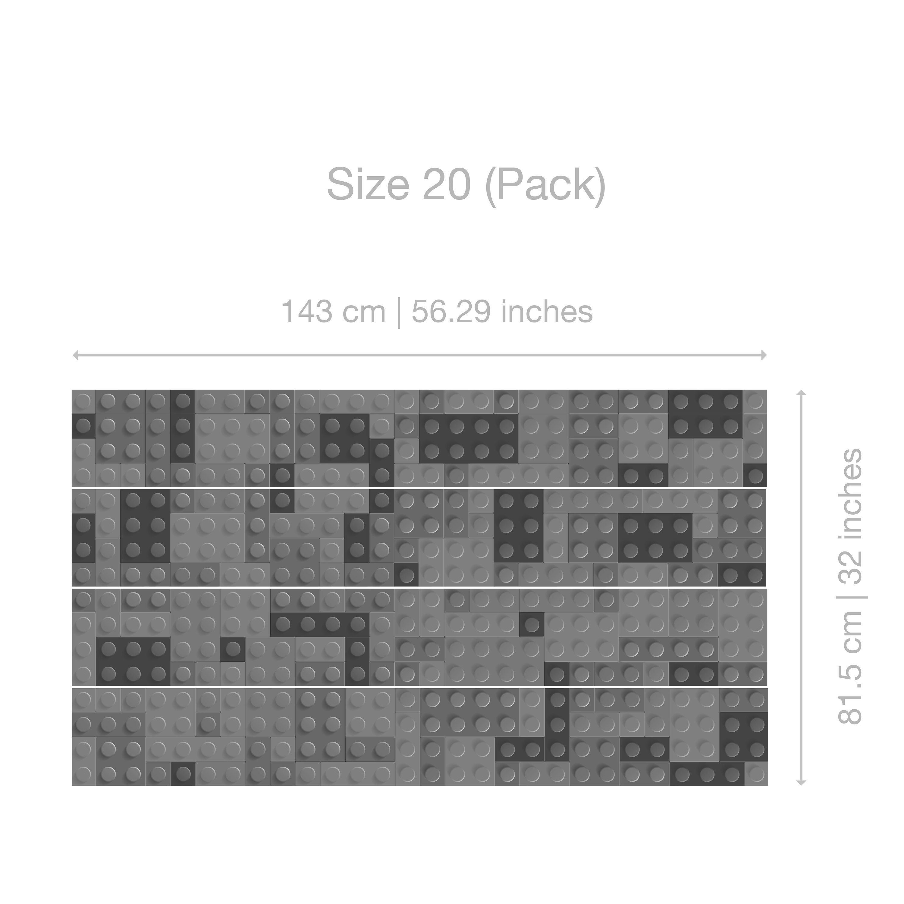 Bricks Border on Wall - Building Blocks - Bricks Wall Decal - Nursery ...