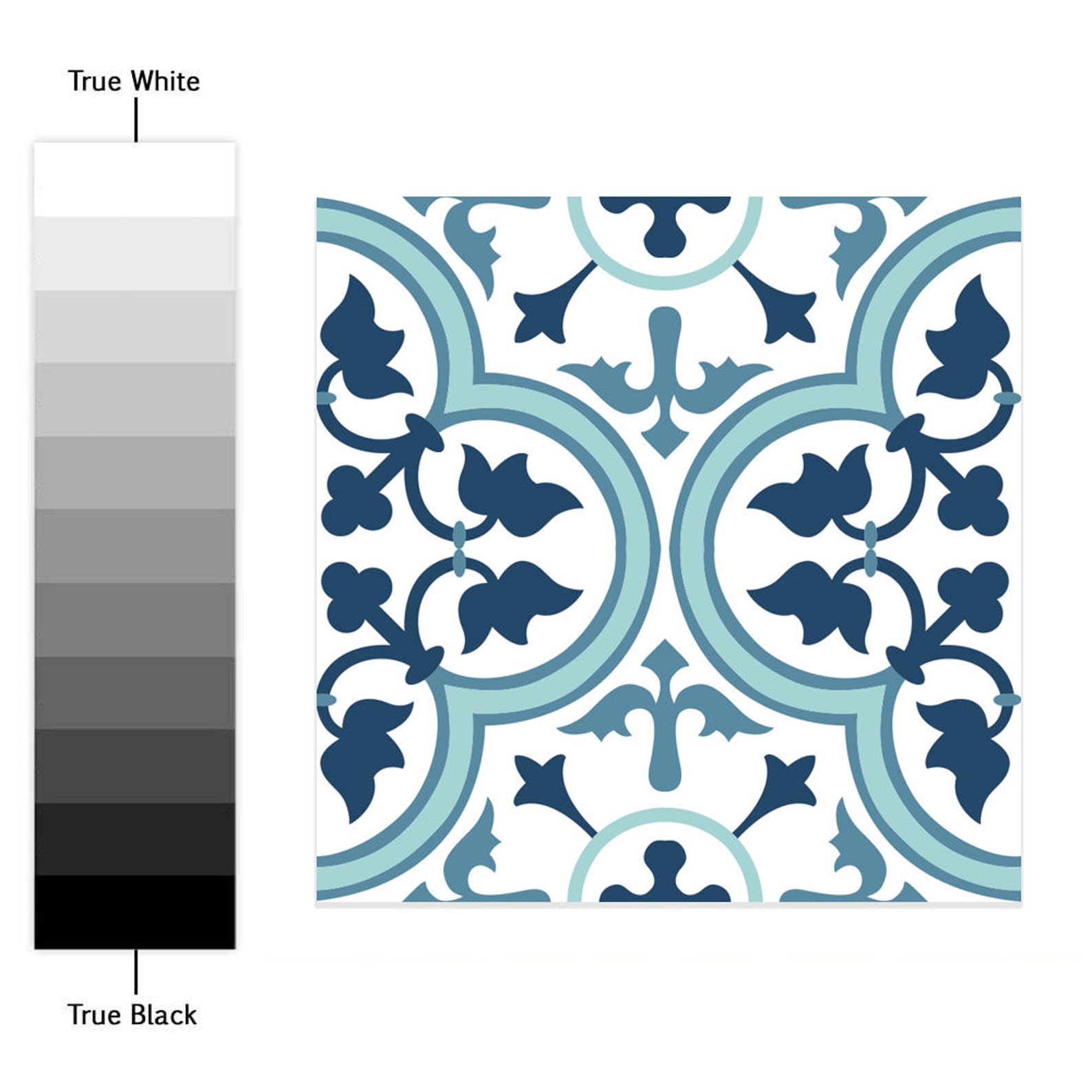 Tile Decal Mosaic Wall Art Tile Stickers Mosaic Tiles Etsy