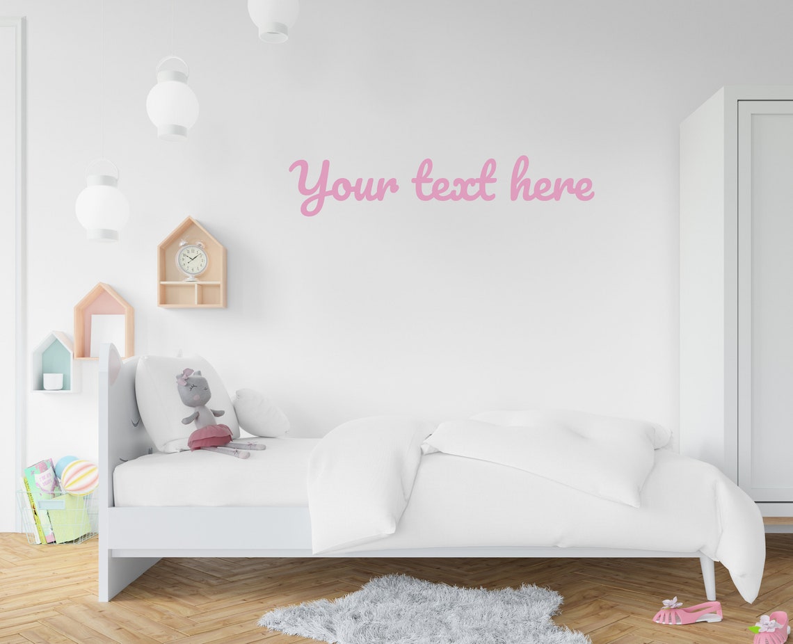 Custom Phrases Custom Wall Quotes Wall Decal Home Decor Etsy Canada