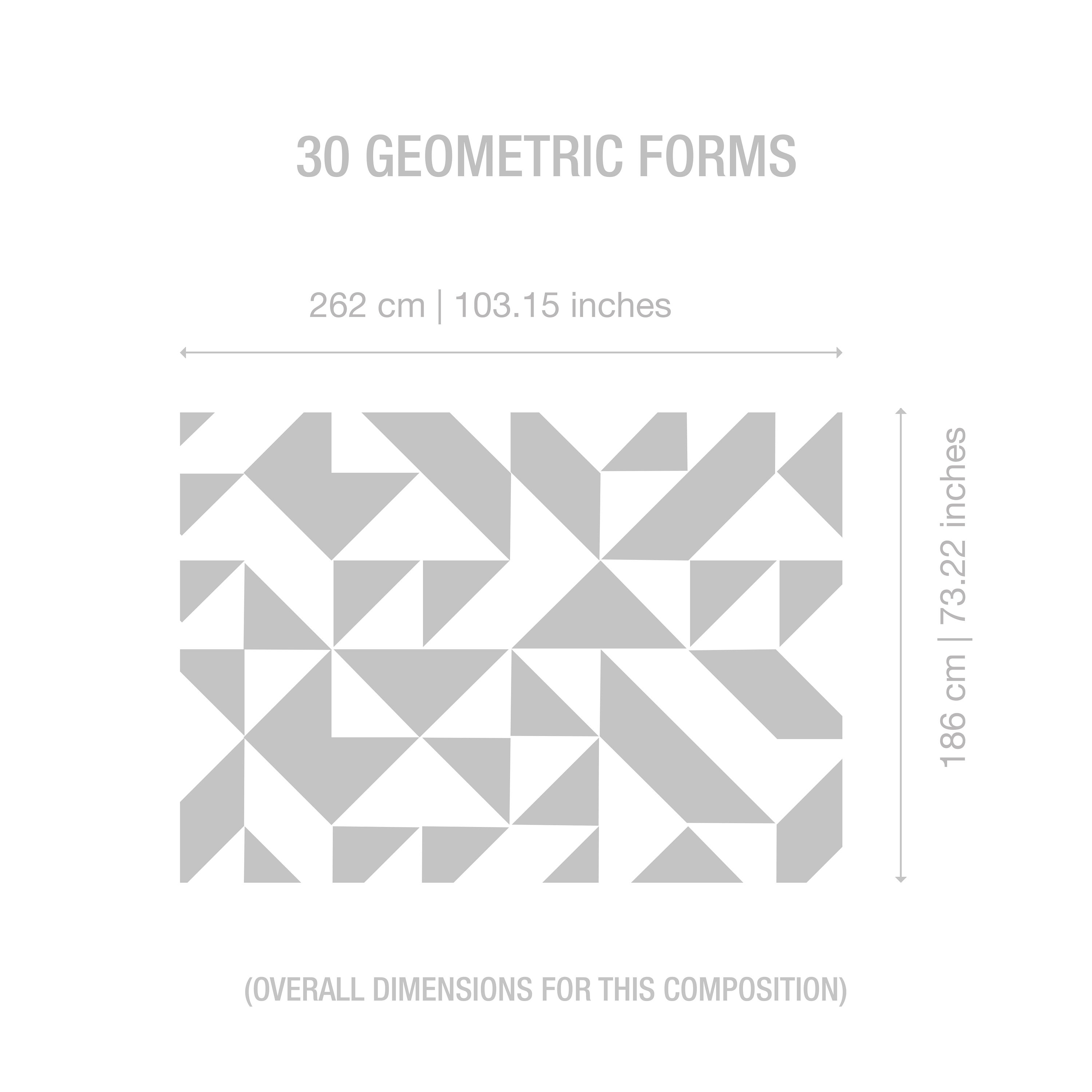 Geometric Forms Wall Decor 3D Wall Art Geometric Art Wall Etsy Canada