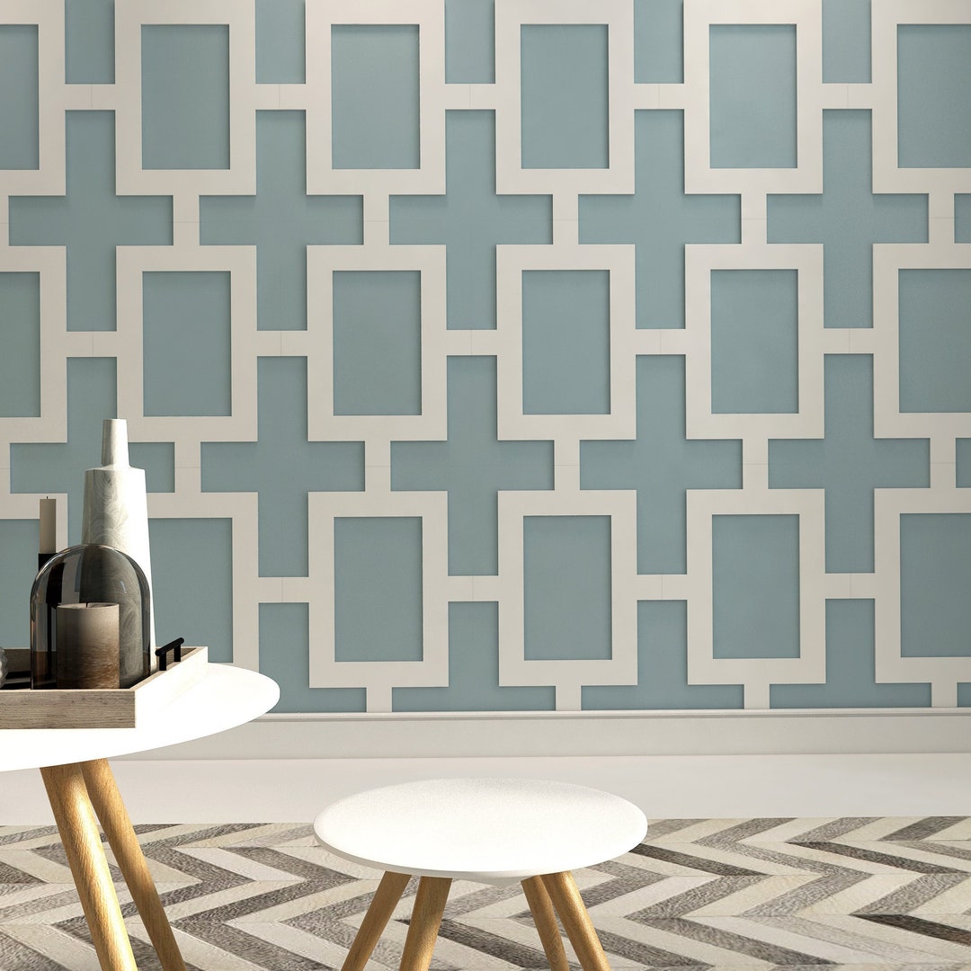 Mid Century Modern Wall Paneling, Wall Accent Molding, 3D Decorative