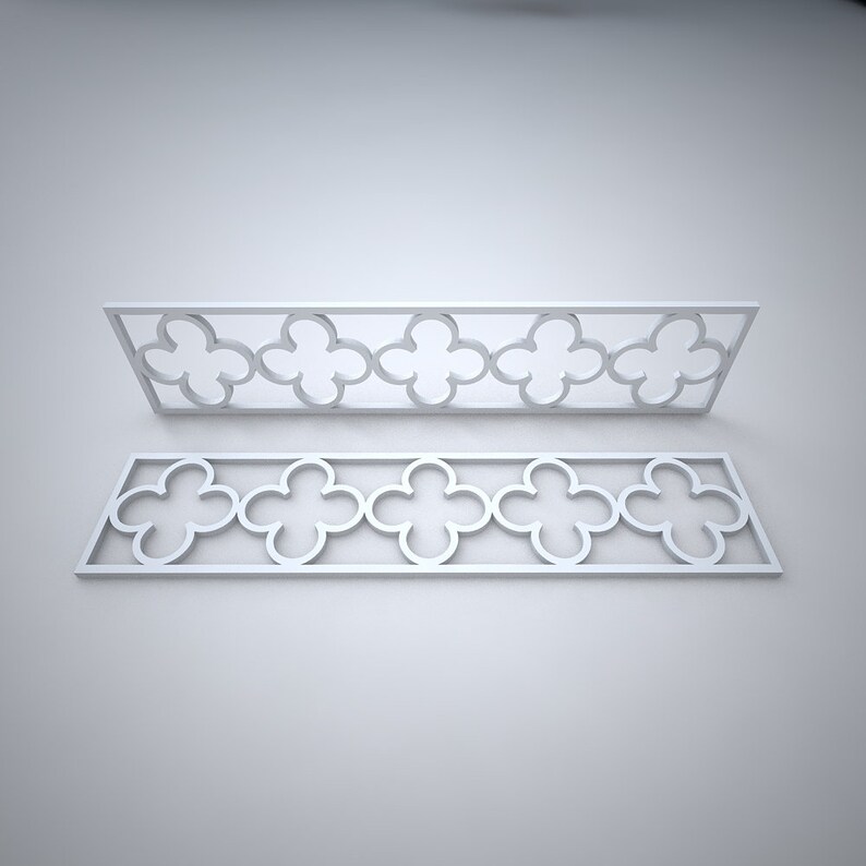 Flowers Fretwork Overlays Makeover Furniture Decor Etsy