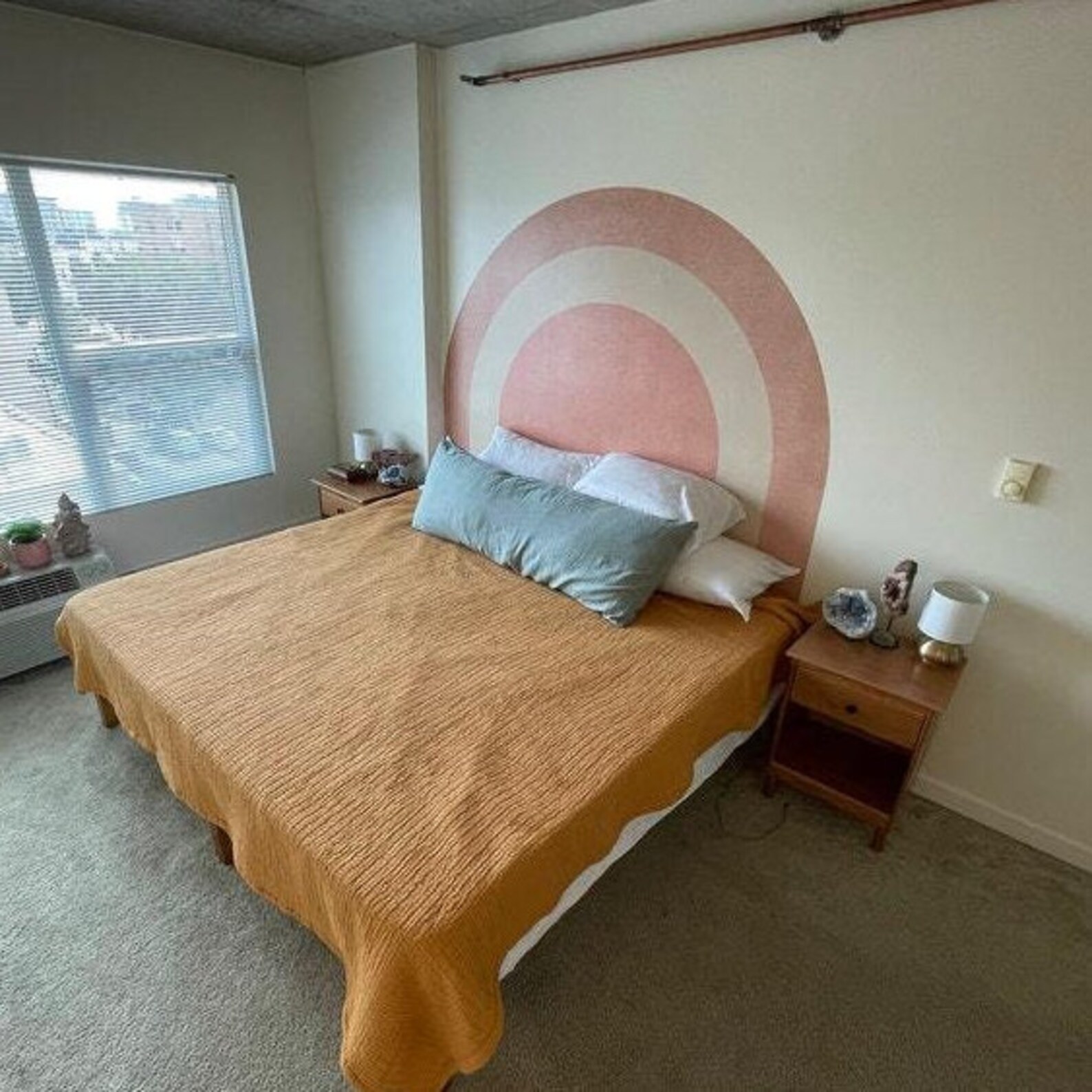 3 Orange Arch Decal Arch Headboard Wall Decal Arch Color Etsy