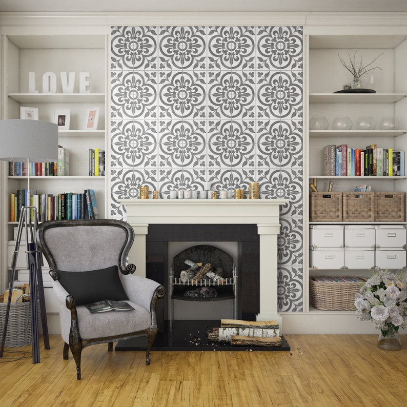 Tile Stickers Suitable for Wall Sagres Fireplace Etsy