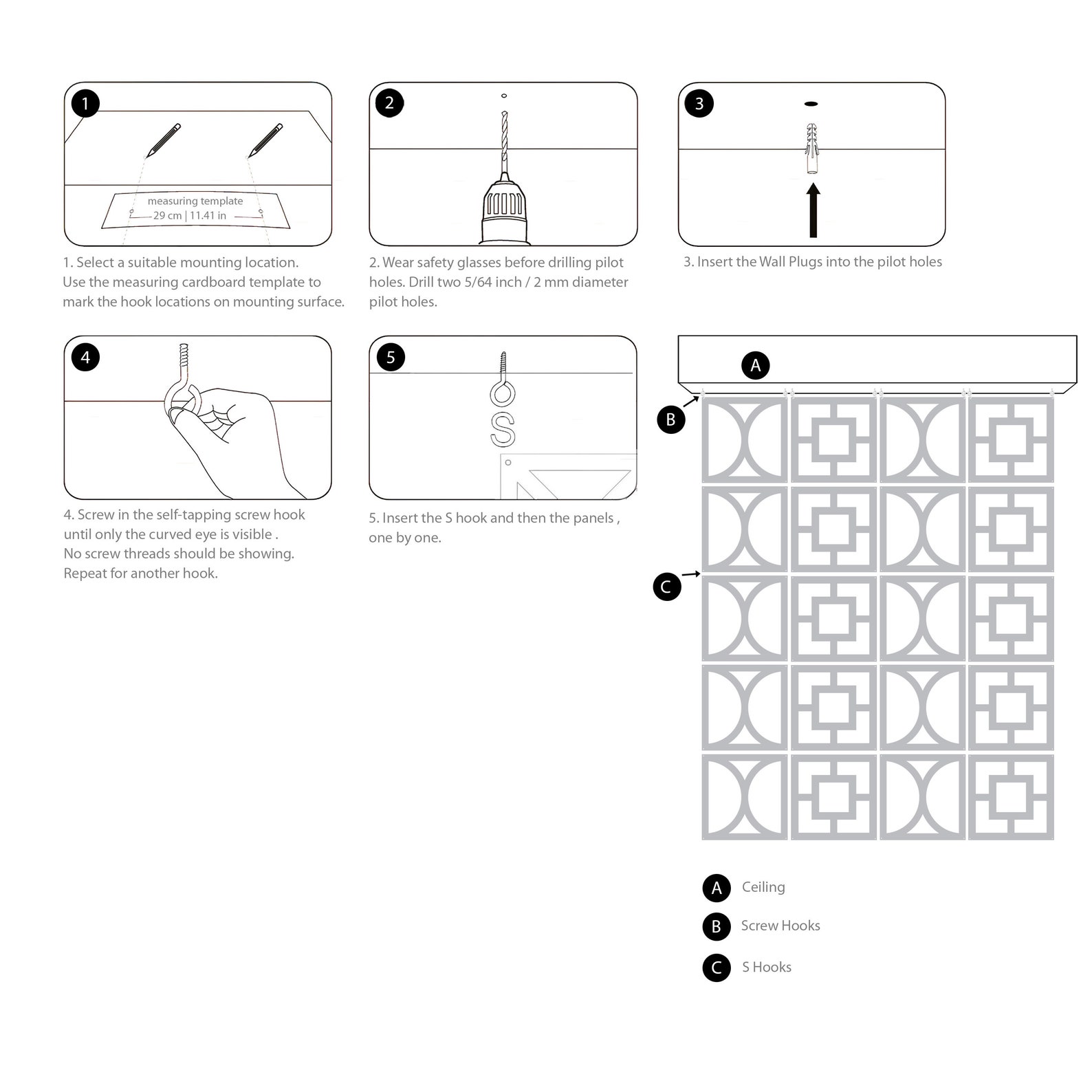 Room Separator Divider Modular Wall Panels Screen Room Etsy