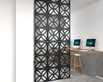Sistema de paneles de privacidad para decorar paredes, dividir habitaciones, oficinas, tiendas, separador de ambientes - SKU:MO60