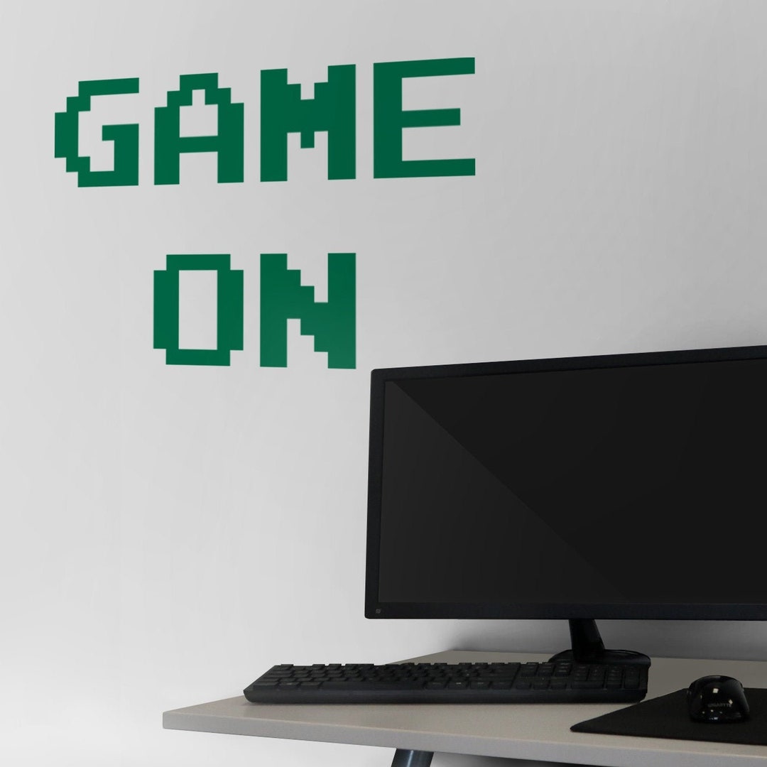 Game Decor - Gaming Decor - Gaming Decal - Gaming Stickers - Game Room ...