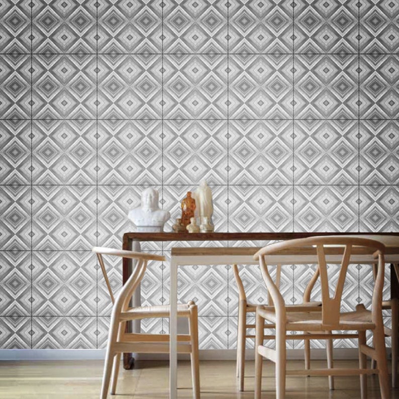 Bodenfliesen Fliesen Boden Vinyl Fliesenaufkleber Bad | Etsy