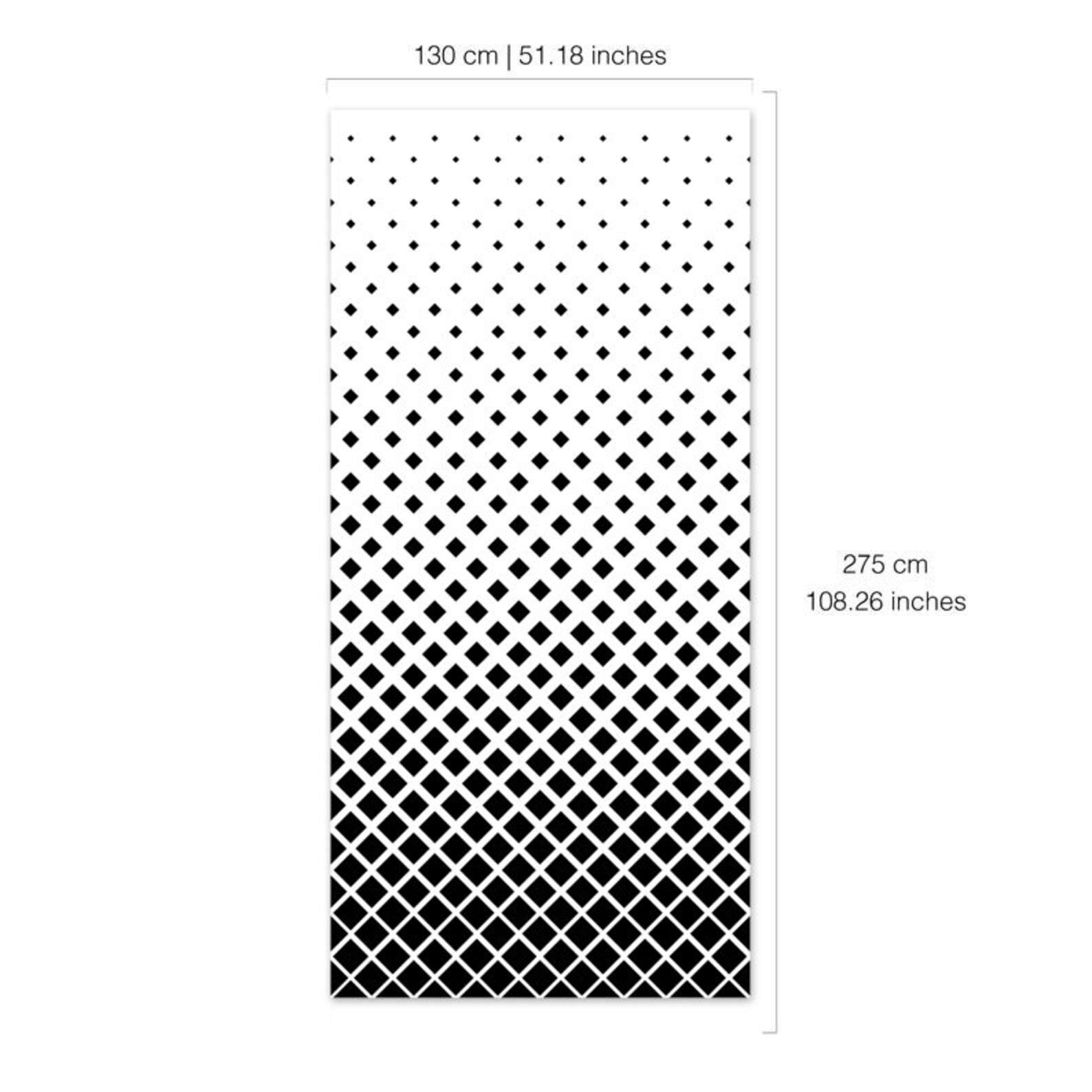 Black & White Moroccan Design Removable Wallpaper / Peel and Etsy