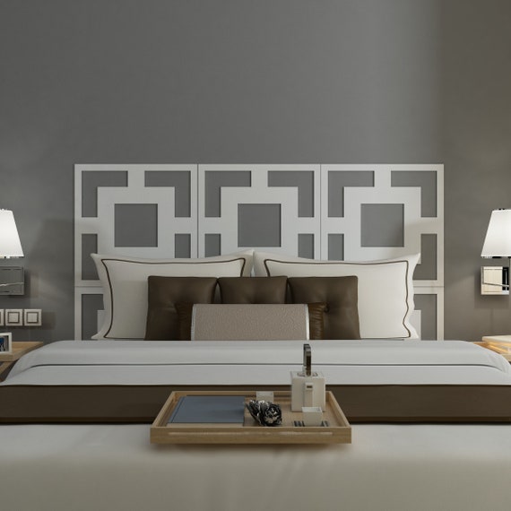 Mid Century Bed Headboard Wall Paneling Headboard 3D Panels 3D